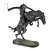 BRONCO BUSTER 60" BRONZE SCULP