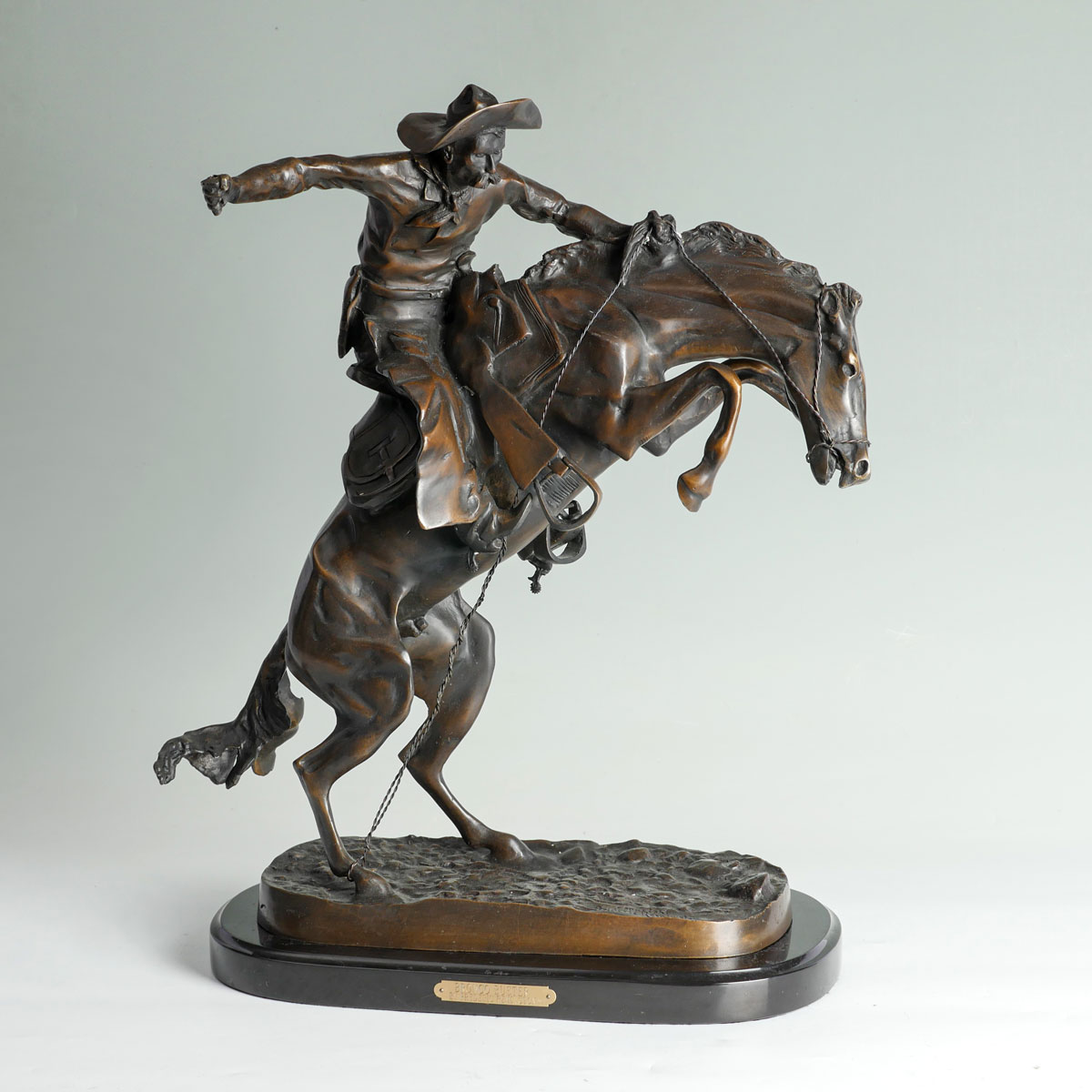 BRONCO BUSTER BRONZE AFTER FREDERIC