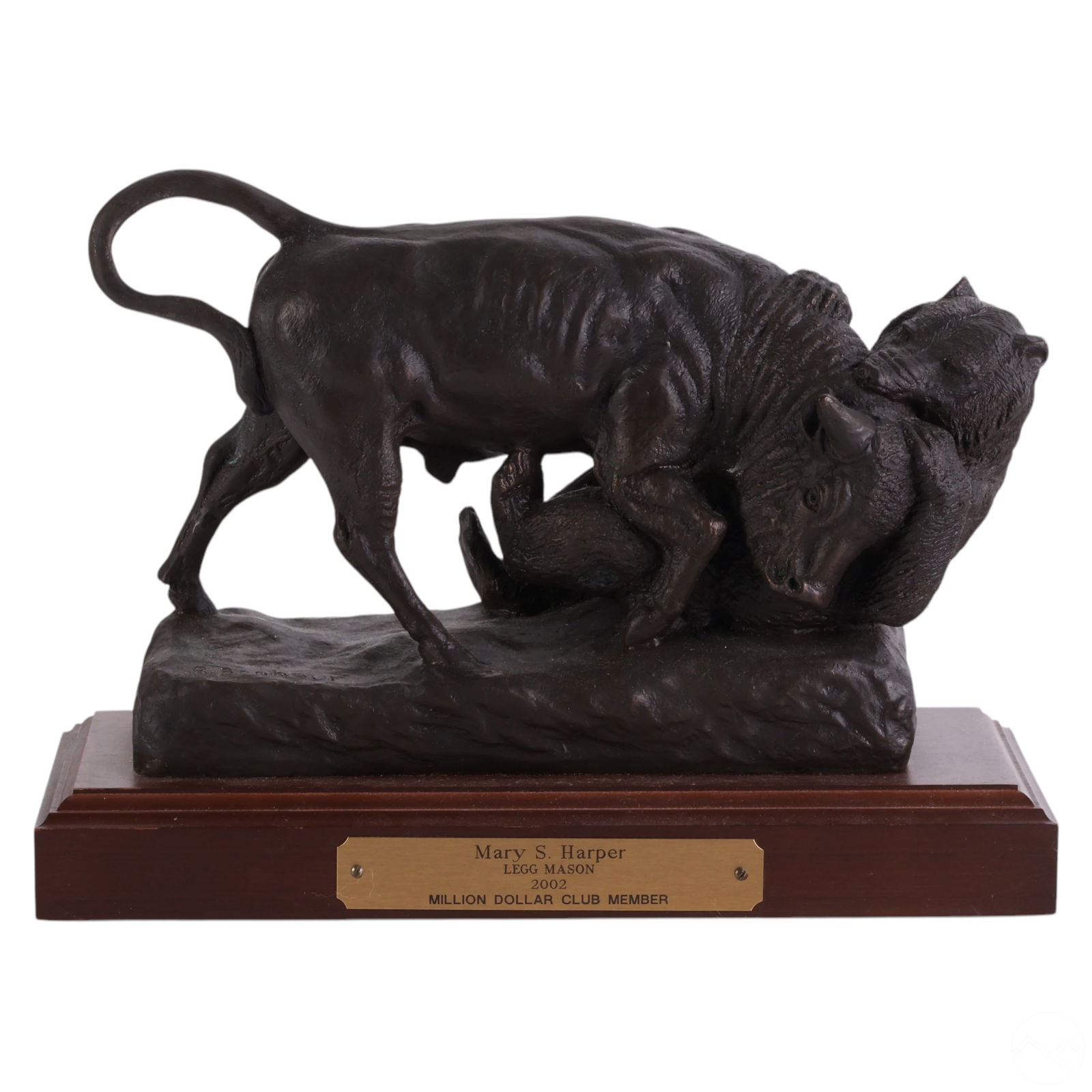 BRONZE 12" BULL SCULPTURE AFTER