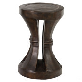 BRONZE 20C MODERN TONGA STOOL