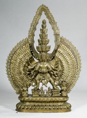 BRONZE 43" TIBETAN AVALOKITESV
