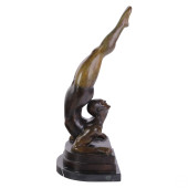 BRONZE ACROBAT SCULPTURE AFTER