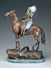 Bronze after Carl Kauba, "Indi