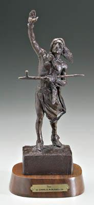 Bronze after Charles M. Russell,