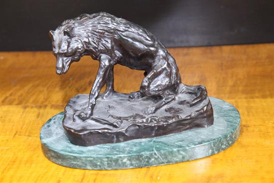 BRONZE AFTER C.M. RUSSELL.