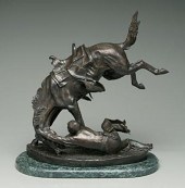 Bronze after Frederic Remingto