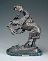 Bronze after Frederic Remingto