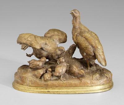 Bronze after Jules Moigniez, a