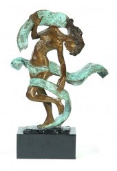 BRONZE AFTER MILTON HEBALD (AM