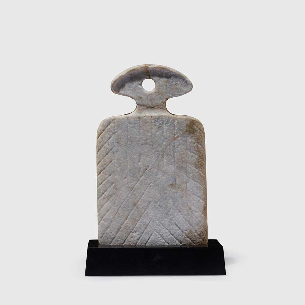 BRONZE AGE MARBLE IDOL IBERIA, C.