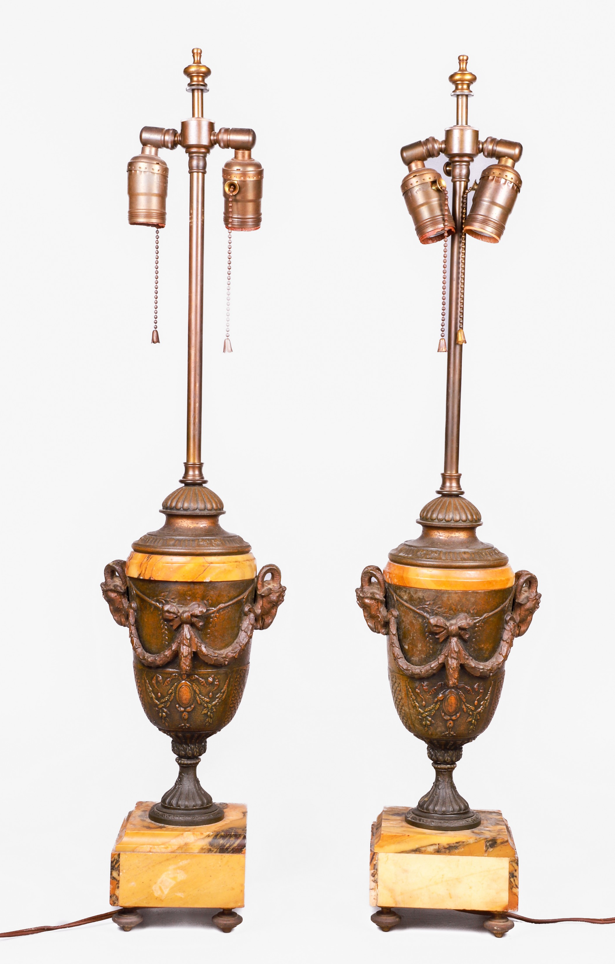 Bronze and marble neoclassical