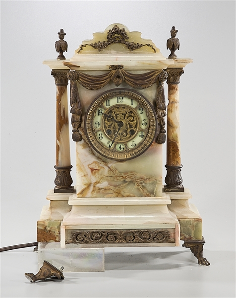 Bronze and onyx European-style
