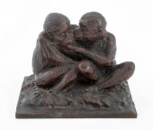 BRONZE ANIMALIER SCULPTURE OF