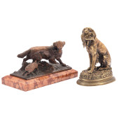 BRONZE ANIMALIER SCULPTURES, P