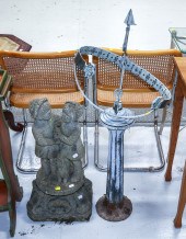 BRONZE ARMILLARY SUNDIAL & CEM