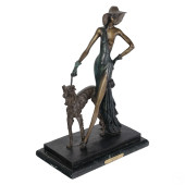 BRONZE ART DECO ARISTOCRATE ST