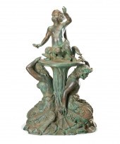 BRONZE BAROQUE REVIVAL FIGURAL