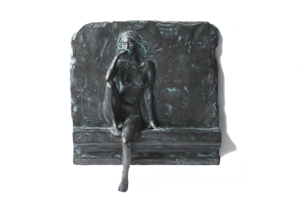 BRONZE BAS RELIEF - 'Thursday' by