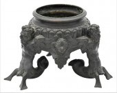 BRONZE BASE ORIENTAL CENSOR, S