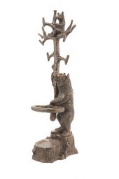 BRONZE BLACK FOREST BEAR HALL