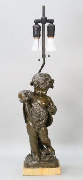 BRONZE BOY WITH GRAPES AFTER A