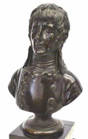 BRONZE BUST NAPOLEON BONAPARTE AS
