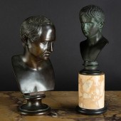 BRONZE BUST OF CAESAR AUGUSTUS