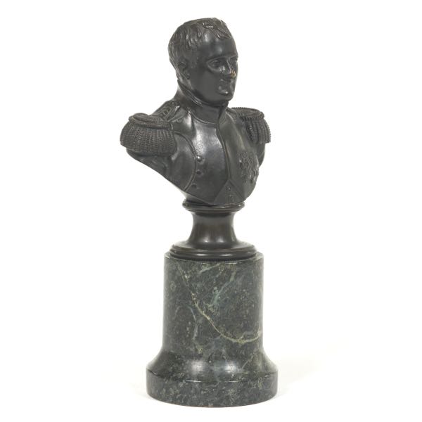 BRONZE BUST OF EMPEROR NAPOLEON I