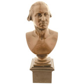 BRONZE BUST OF GEORGE WASHINGT