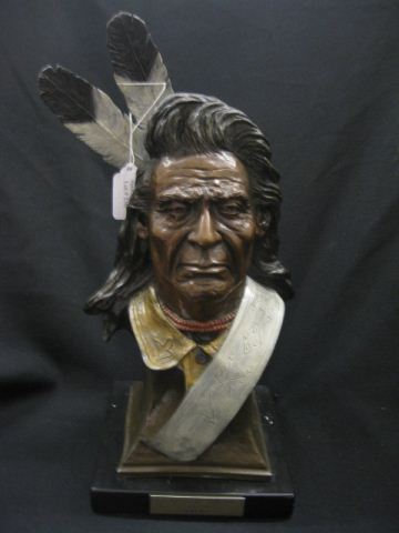 Bronze Bust of Indian ''Chief