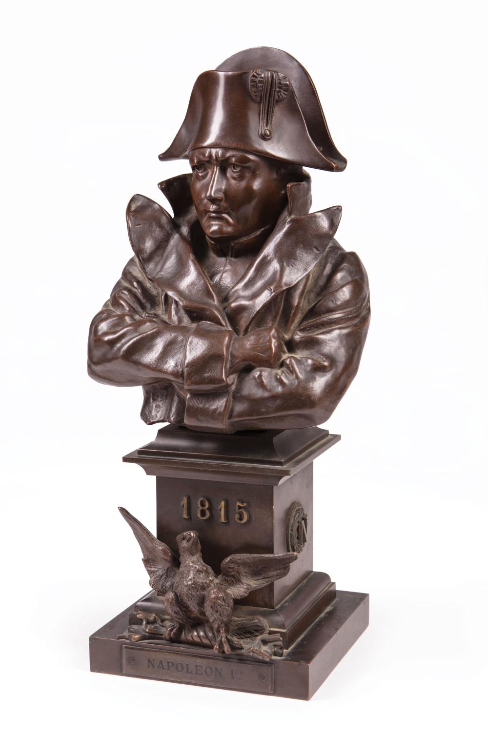 BRONZE BUST OF NAPOLEONBronze