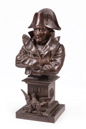 BRONZE BUST OF NAPOLEONBronze