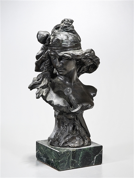 Bronze bust of Salome, after Alfred