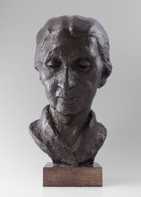 BRONZE BUST OF SUSAN B. ANTHONY?