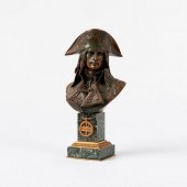 BRONZE BUST OF YOUNG NAPOLEON