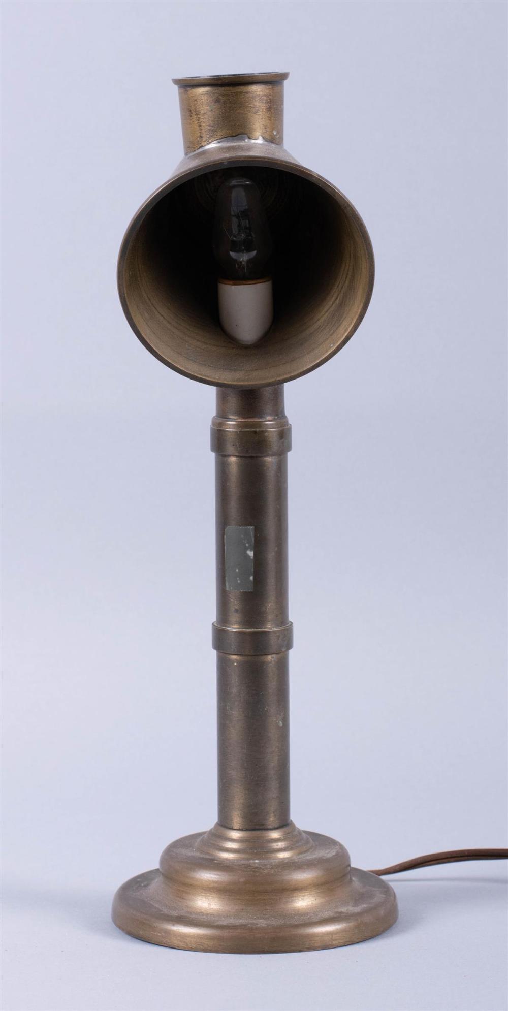 BRONZE CANDLESTICK LAMPBRONZE
