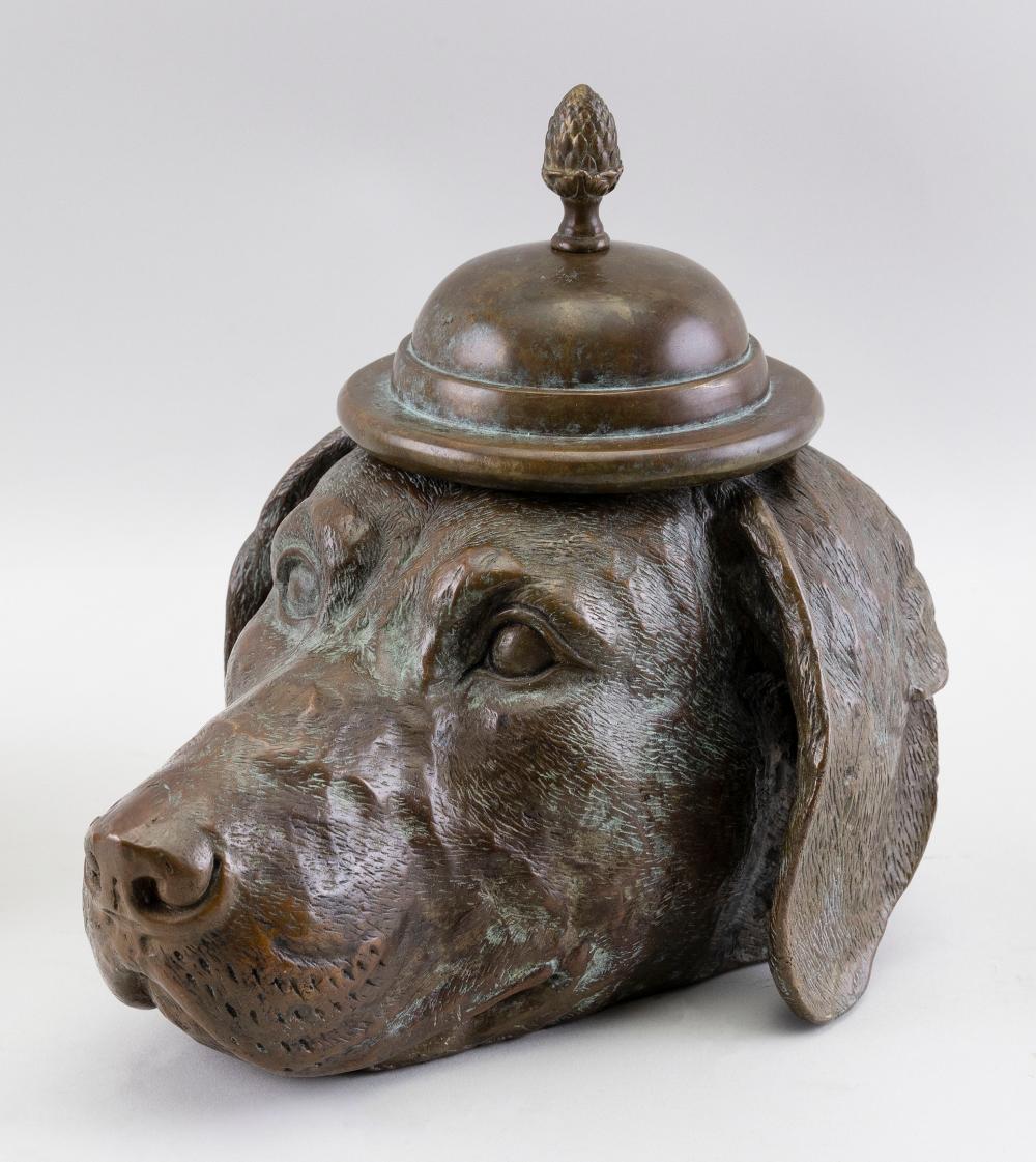 BRONZE CANISTER IN THE FORM OF A