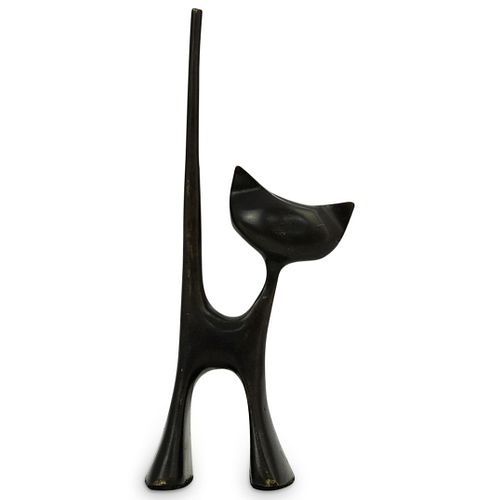 BRONZE CAT FIGURINE