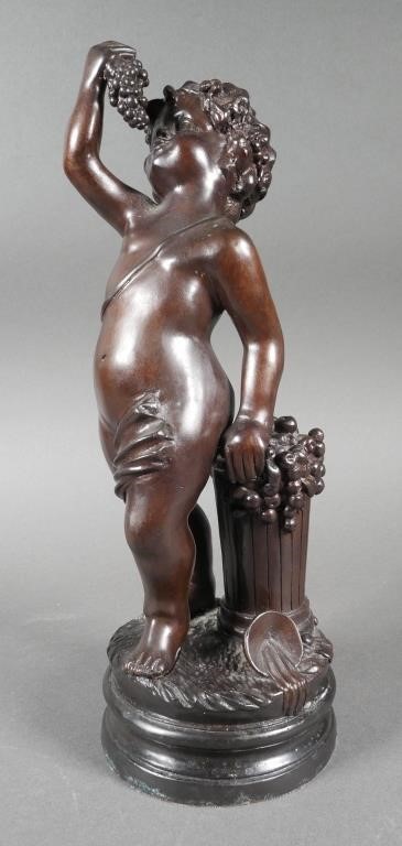 BRONZE CHERUB STATUEBronze, NOT