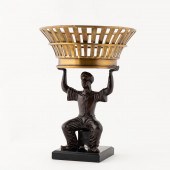BRONZE CHINOISERIE FIGURAL CEN