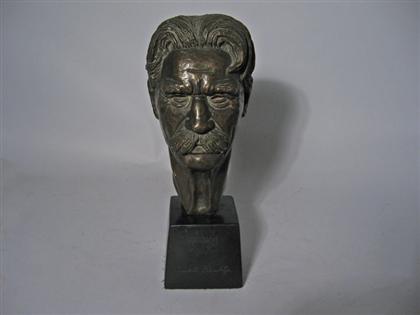 Bronze clad bust of Albert
