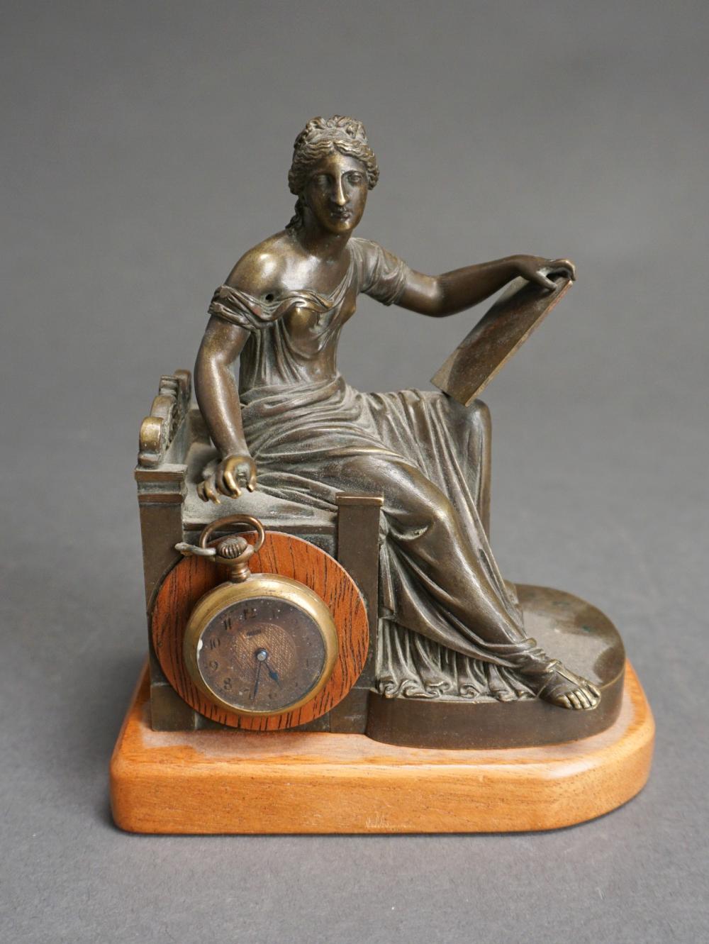 BRONZE CLASSICAL FIGURE OF FEMALE