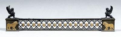 Bronze classical fire fender,