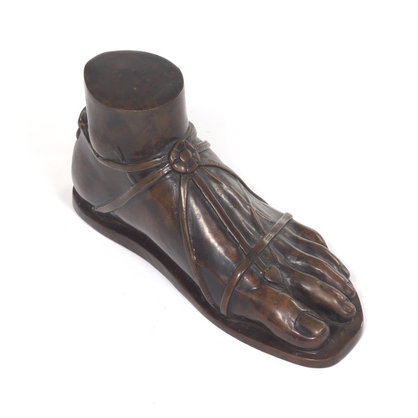 BRONZE CLASSICAL FOOT SCULPTURE 5