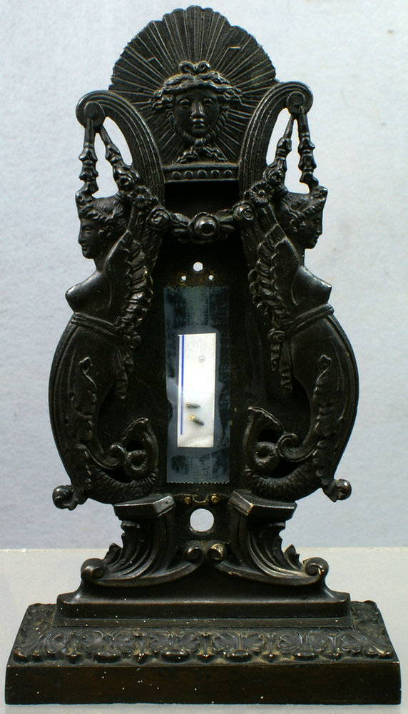 Bronze classical form thermometer