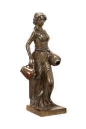 BRONZE CLASSICAL MAIDEN FOUNTA
