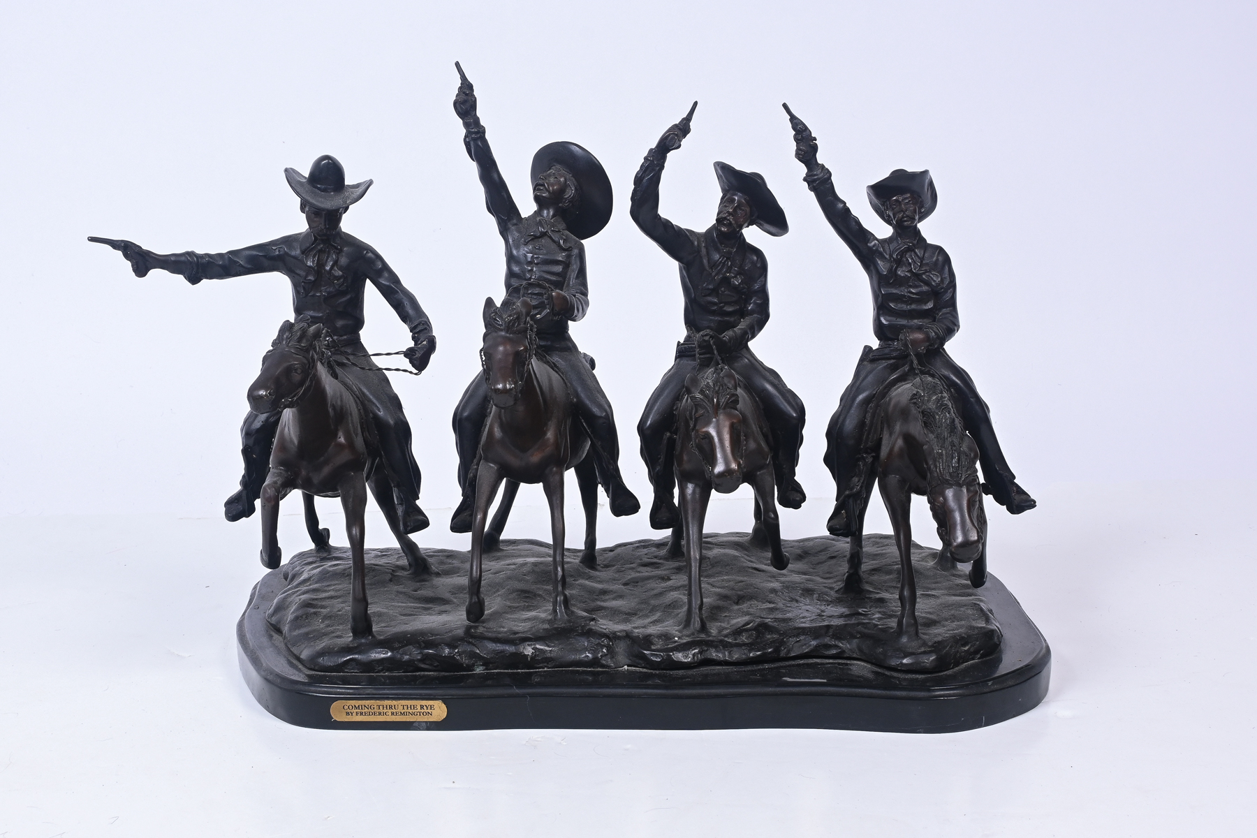 BRONZE ''COMING THROUGH THE RYE''