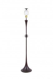 BRONZE CONTEMPORARY FLOOR LAMP