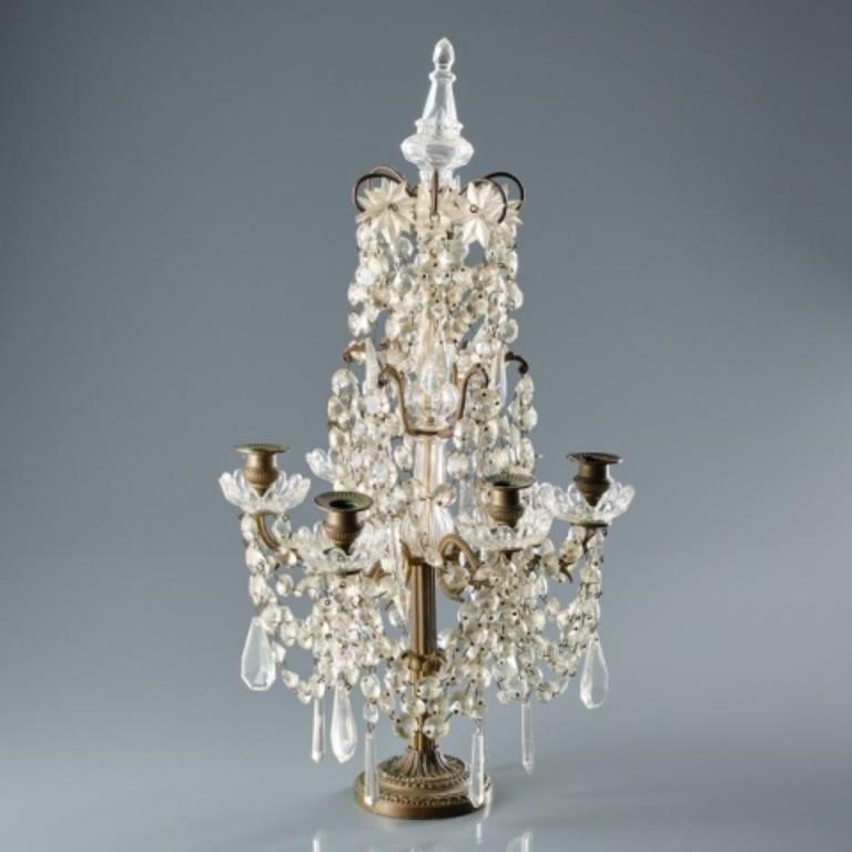 BRONZE & CUT GLASS