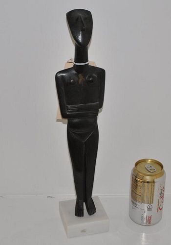 BRONZE CYCLADIC STYLE FIGUREon